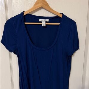 White House Black Market Royal Blue Short Sleeve Tee